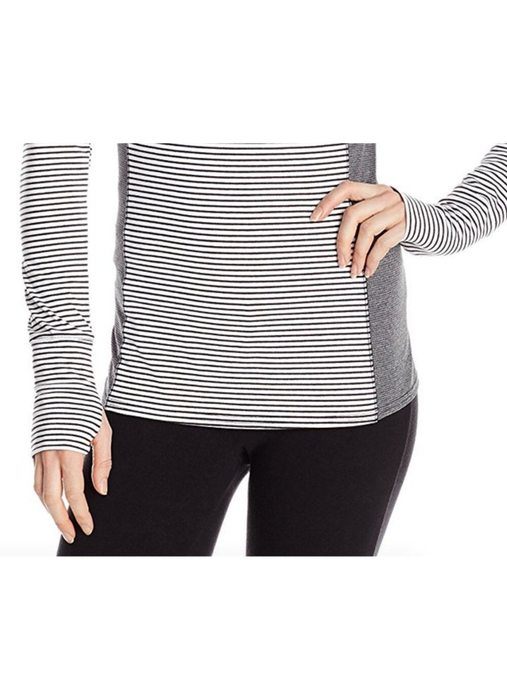 Soybu Women’s Pullover Jacinda Top Sweatshirt Long Sleeve Striped 30+ UPF - Picture 3 of 9